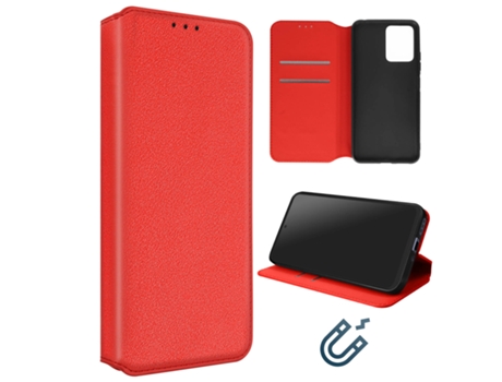 Funda para Xiaomi Redmi Note 12 AVIZAR Piel Rojo