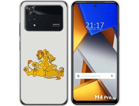 Carcasa para Xiaomi Poco M4 Pro 4G TUMUNDOSMARTPHONE Dibujos Leones Multicolor