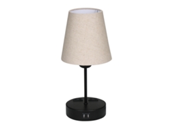 2026-lámpara De Mesa Shineslay Con Control Táctil, 2 Puertos Usb Y 2 Tomacorrientes, Bombilla Led E26, Luz Blanca Cálida Para Dormitorio Y Sala De Estar