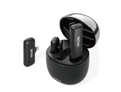 Mini Micrófono Inalámbrico BOYA BY-WM3T-D2 2.4GHz Omnidireccional Apple iOS