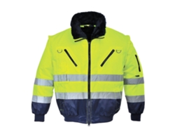 Chaqueta de alta visibilidad 3 en 1 Portwest / Azul marino y naranja / M