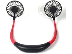 Ventilador De Cuello Colgante Lámpara Led Deportiva Aromaterapia Ventilador Con Carga Usb Mini Plegable Para