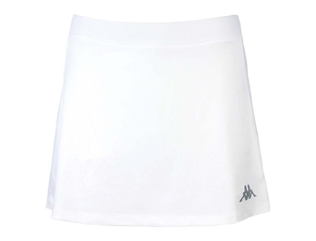 Falda para Mujer KAPPA Lana Blanco para Tenis (XL)