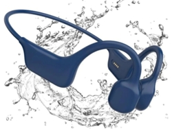 Auriculares Condução Óssea Open Ear Desportivos Yizhood Bluetooth Azul