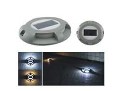 Lámpara Solar Led Para Exteriores De 4 Led, De Aluminio, Ip65, Resistente Al Agua, Ideal Para Caminos, Jardines Y Decoración De Patios.