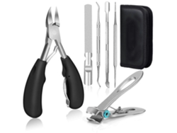 Conjunto De Tijeras De Uñas Profesionales Para Uñas Gruesas E Incrustadas Acero Inoxidable Herramientas De Pedicura