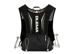 Mochila portátil de doble hombro Yuysan de 5 litros para montañismo, senderismo y ciclismo - Negra