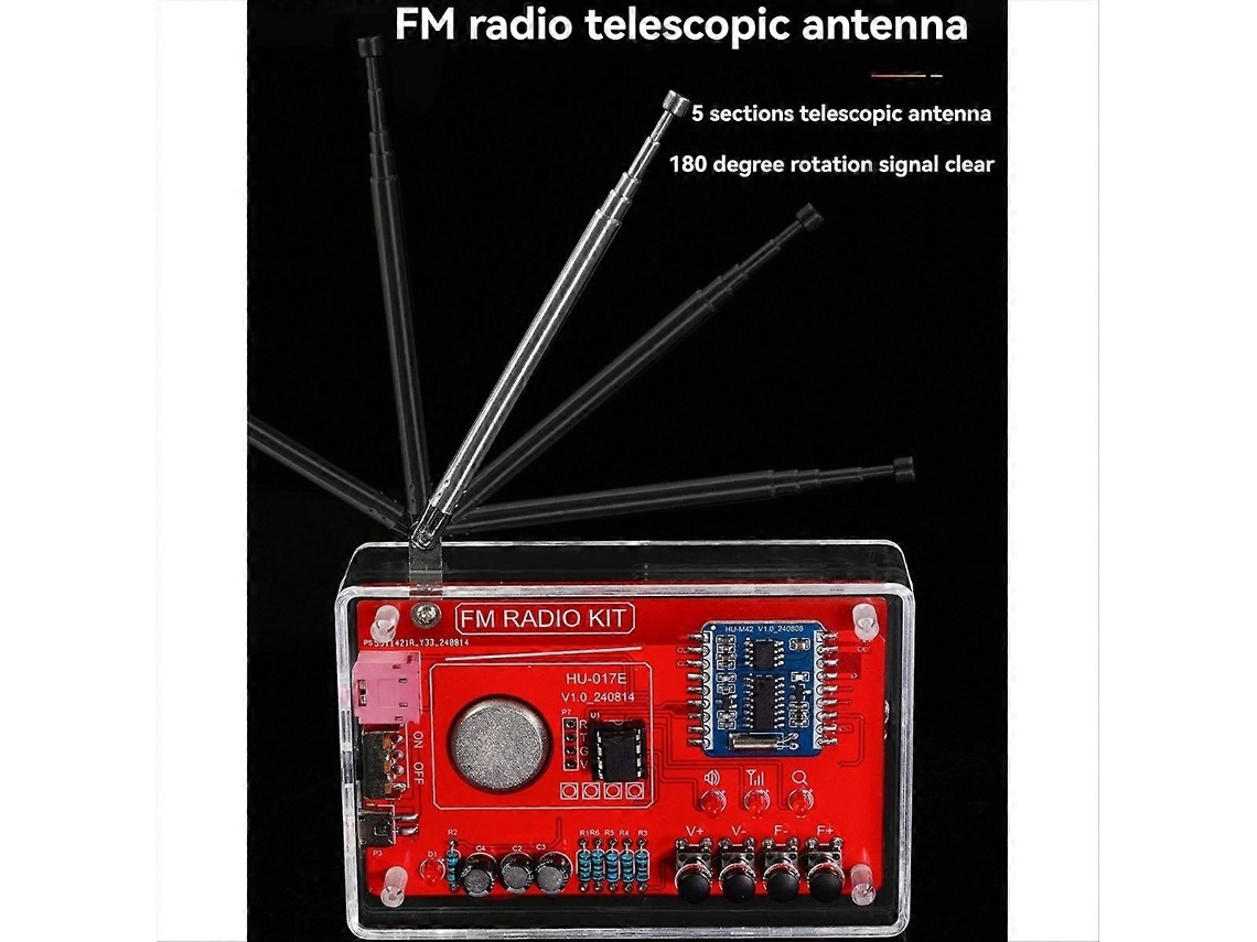 Kit electrónico para armar una radio FM de 87-108 MHz GOKOCO