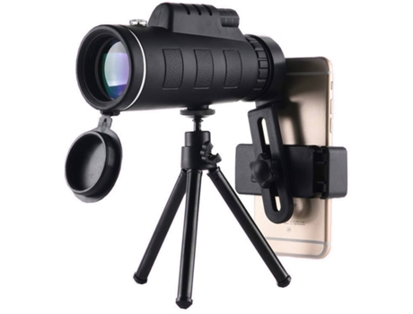 Telescopio monocular HD 10-30X50 Monocular de aumento de alta potencia para adultos con soporte para teléfono inteligente Bak4 y F Prisma-Negro YIZ...