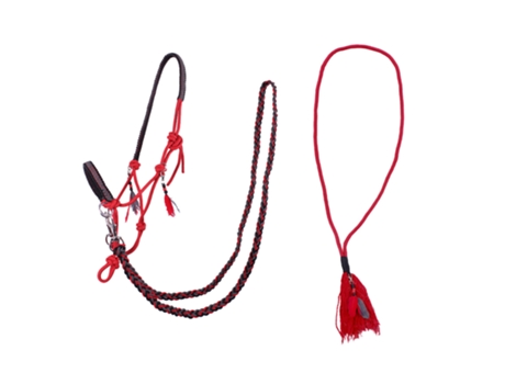 Cabestro de cuerda QHP Combi Liberty