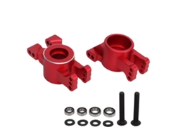 Carroceria De Eixo Traseiro De Rc Em Liga De Alumínio Com Rolamentos Para Traxxas 1/8 4wd Sledg Vermelho