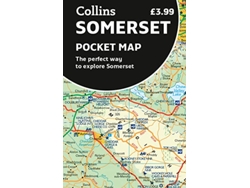 Libro Somerset Pocket Map de Collins (Inglés)