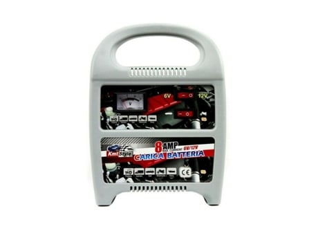Cargador Batería Coche 8Amp 6-12V Carga Rápida De Baterías KMT