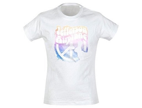 Camiseta GREAT GEAR STORE Jefferson Airplane - White Rabbit Blanco (Talla: L)