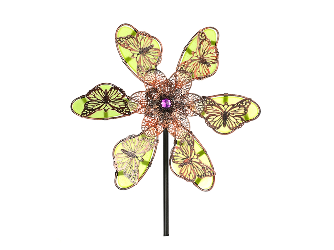 Molinillo Luminoso De Hierro Para Jardín Exterior Decoración Patio Molinillo En La Oscuridad
