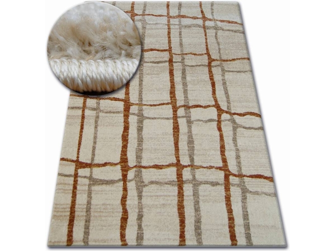 Alfombra DYWANY LUSZCZOW Shadow 9359 (Beige - 140 x 190 cm - Polipropileno)