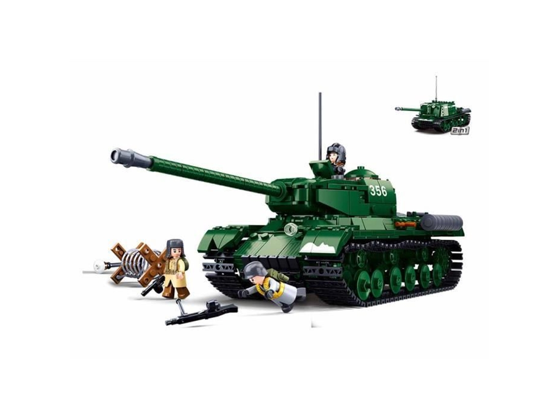 Ejército Pesado Tanque 2en1 Batalla Del Ejército Militar De Budapest M38 B0979 Juego De Construcción Sluban
