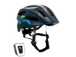 Casco de Bicicleta para Niños CRAZY SAFETY de 6 a 12 años Flecha Azul/Negra Certificado EN1078