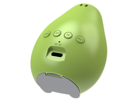 Altavoz verde inalámbrico Shxx, de graves portátil para exteriores con soporte de cordón, Radio Fm, reproducción de tarjeta Tf, Xq-Yx92