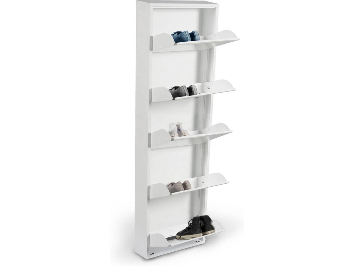 Zapatero DMORA Blanco (Metal - 15x50x169 cm)
