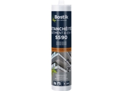 S590 Sellador De Silicona Para Sellado De Edificios Calafateo Expansión Acristalamiento Translúcido Cartucho De 300 Ml BOSTIK