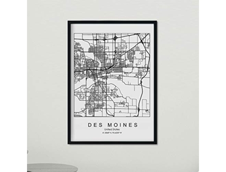 Poster NACNIC Mapa de Des Moines (A3)