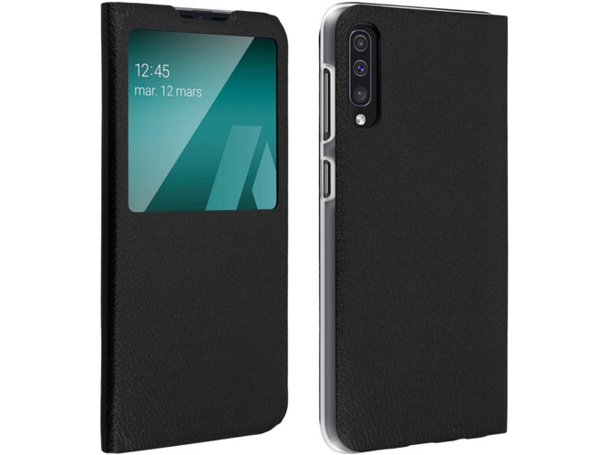 Funda Samsung Galaxy A50 AVIZAR Window Negro