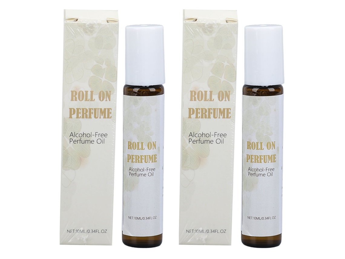2pcs Roll On Perfume Oleo Feminino Com Rodinha 10ml - Sedutor E Aroma Portátil Para Mulheres