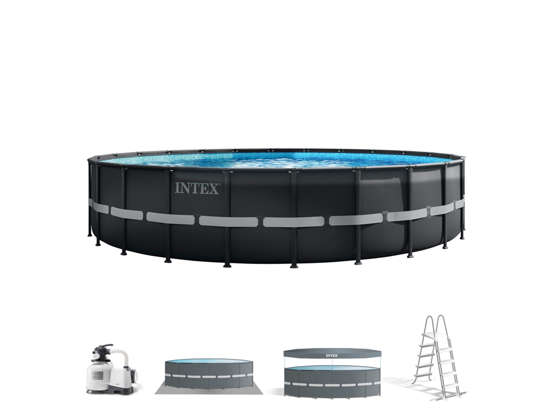 Piscina Tubular INTEX 26340 (com Bomba - 47241 L - 732x132cm)