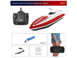 Ats-barco De Carreras A Control Remoto 2.4g Impermeable Para Niños 4 Canales De Alta Velocidad Eléctrico Recargable