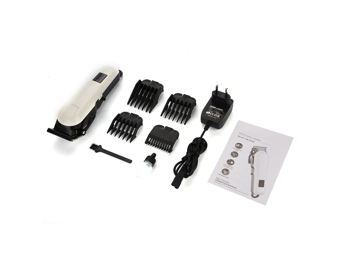Recortador De Pelo Eléctrico Recargable Cuchillas De Acero Inoxidable Máquina De Afeitar Barba Y Pelo