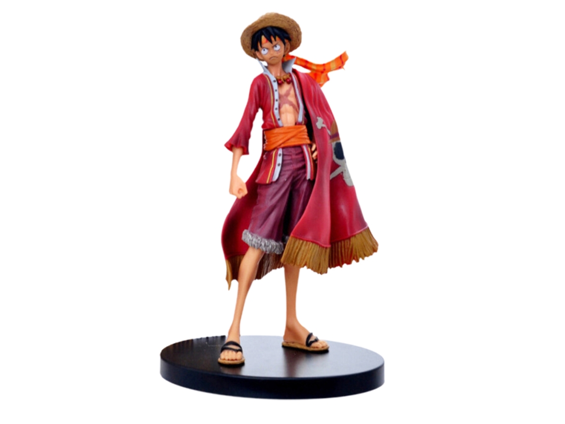 Figura de Luffy 2026, juguete para niños, modelo de anime, sombrero de paja, capa de mono, personaje de dibujos animados multifuncional.