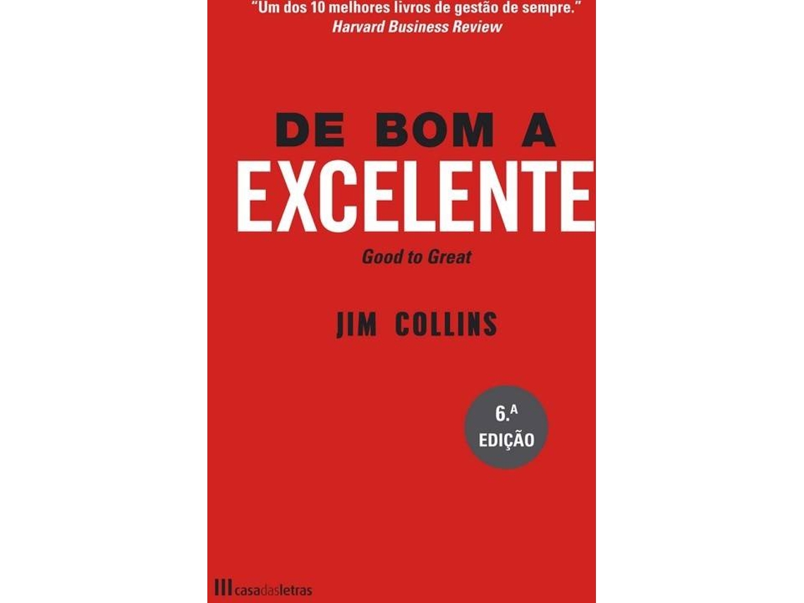 Libro De Bom a Excelente Good to Great de Jim Collins (Portugués)
