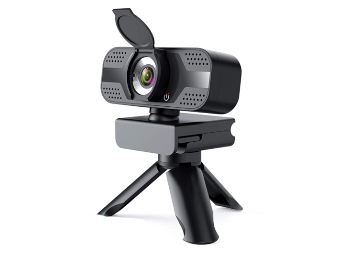 Webcam con Micrófono para Cámaras de Computadora de Escritorio Usb 1080P Hd Negro YEMAESRE