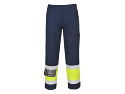 Pantalones de alta visibilidad Modaflame para protección industrial / Amarillo marino / L Portwest