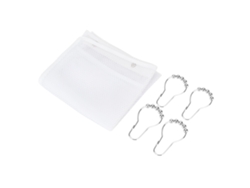 Organizador De Ducha De Malla Grande Con Ganchos, Cesta De Baño, Accesorios De Secado Rápido.
