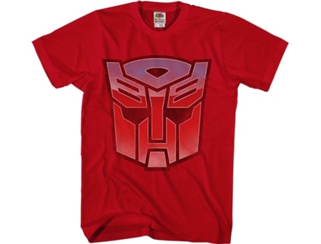 Camisetas Unisex DEEPSTONE Autobot Vintage Logo Transformers Rojo (XXL)