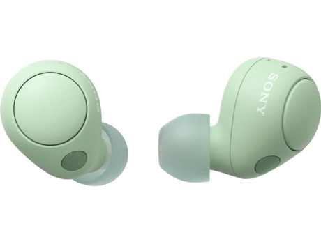Auriculares Bluetooth True Wireless SONY WF C700N (In Ear - Micrófono - Noise Cancelling - Verde)