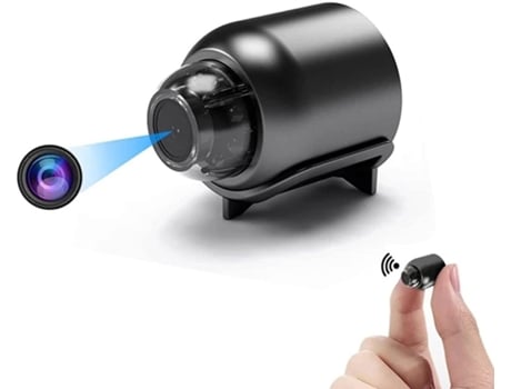 Mini cámara 1080P HD oculta Wifi cámara pequeña inalámbrica visión nocturna detección de movimiento negro BISBISOUS