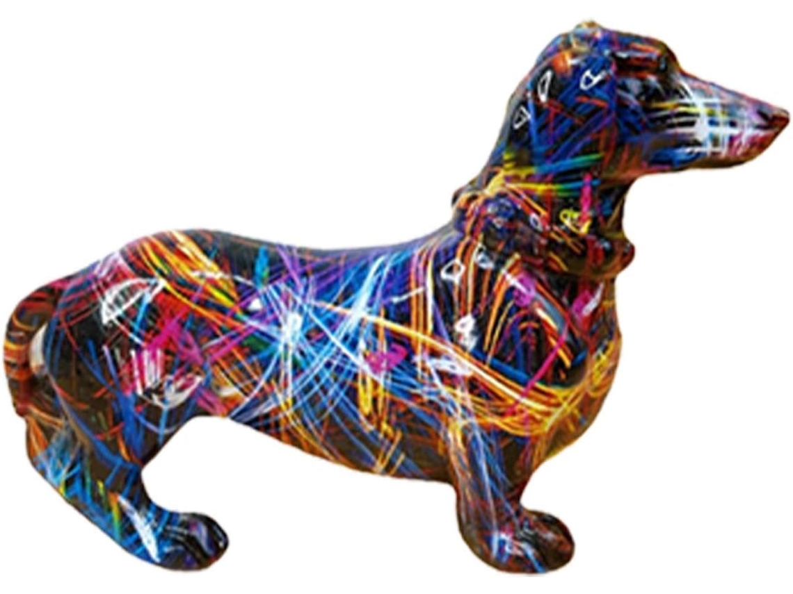 Escultura Artística Genérica De Un Perro, Figura De Perro De Resina, Estatua Decorativa De Perro, Para El Hogar, Para
