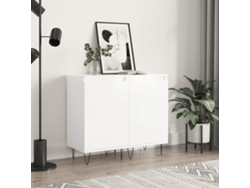Lovely Home Aparador 2 Pzs 40X35X70 Cm Deriv. de Madera Blanco Brillante