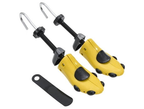 Ensanchadores de zapatos con horma plástico amarillo VIDAXL (EU37-41)