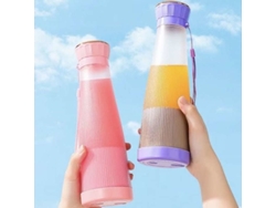 Botella Licuadora Corona Rosa CLINKS