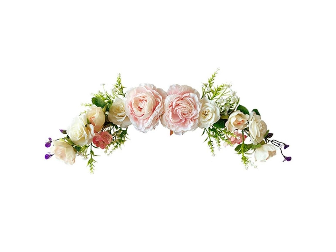 Guirnalda De Peonías Artificiales Para Arco De Boda, Decoración Floral Para Puerta Principal, Guirnalda Decorativa