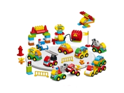 Juego De Bloques De Construcción Diy Para Niños De 140 Piezas Con Partículas Grandes: Carro Urbano Y Juguete Educativo