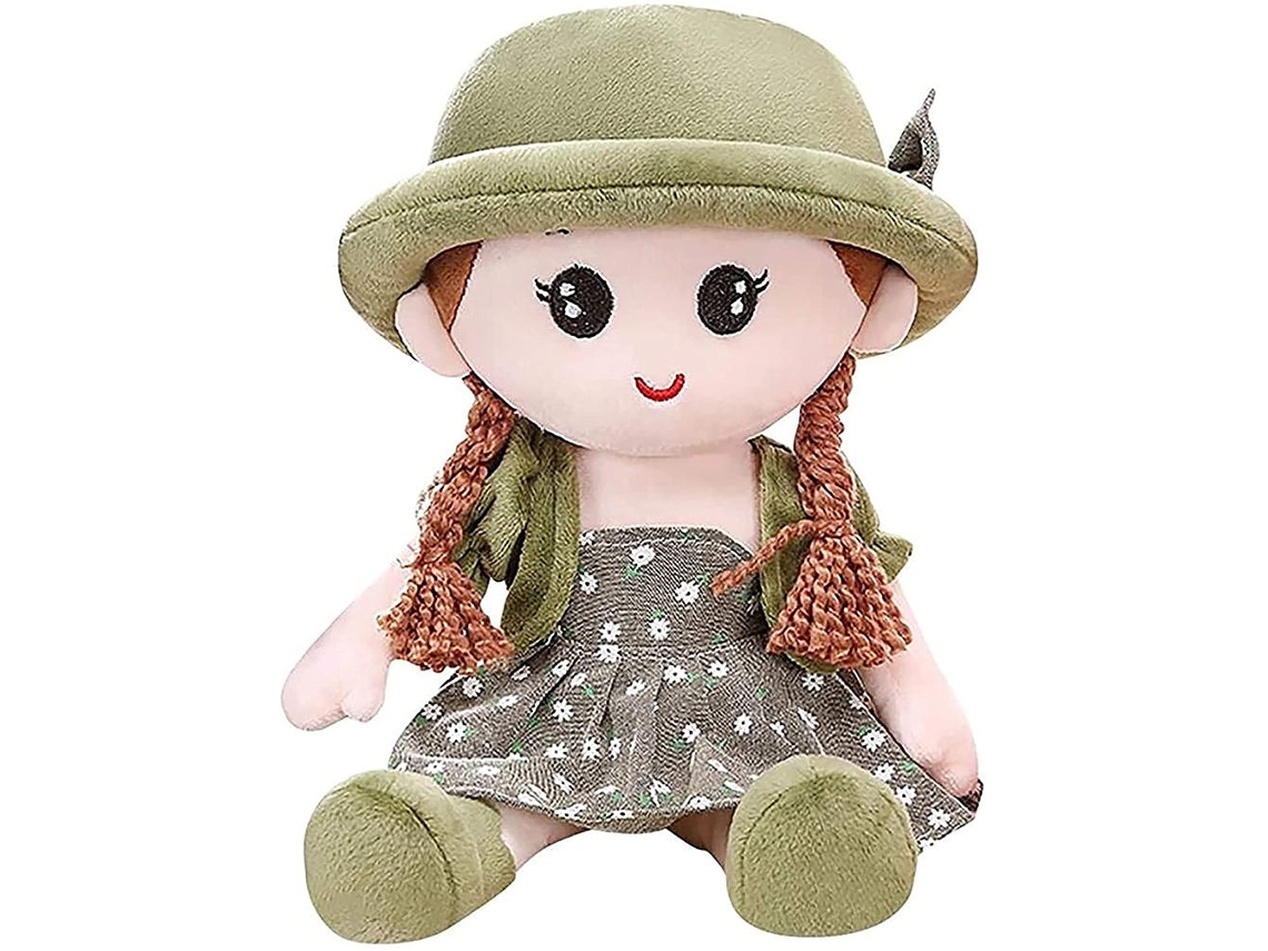 Dan26-muñeca De Trapo Suave Para Niña Bebé, Peluche De Muñeca Princesa, Juguete De Peluche, Decoración Para Habitación Infantil