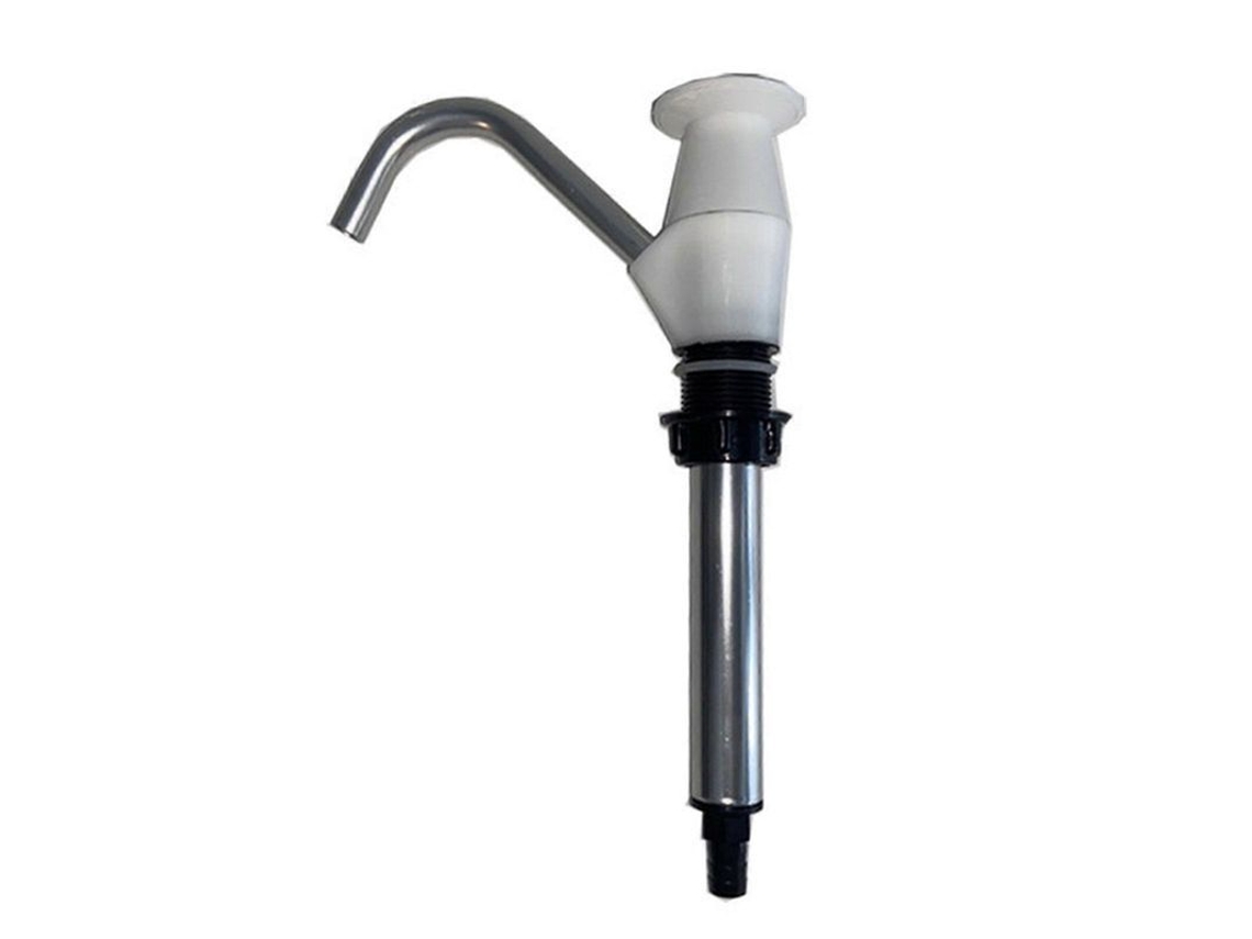 Bomba De Agua Manual De Doble Acción Para Caravanas, Autocaravanas Y Campings - Blanca