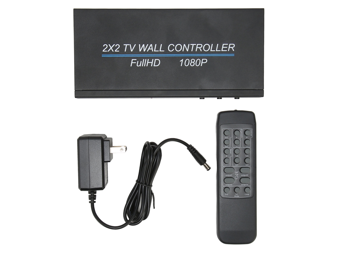 Controlador De Pared De Video Hdmi 2x2 Para Pantallas 1080p