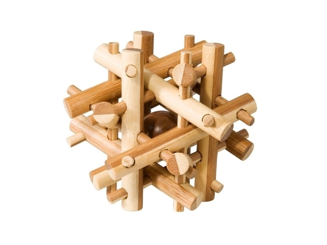 Puzzle FRIDOLIN (Madera - Beige - 9 x 9 x 9 cm)