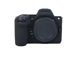 Funda protectora de silicona suave con textura de lichi para Nikon Z5ii negra XIAOMOYU